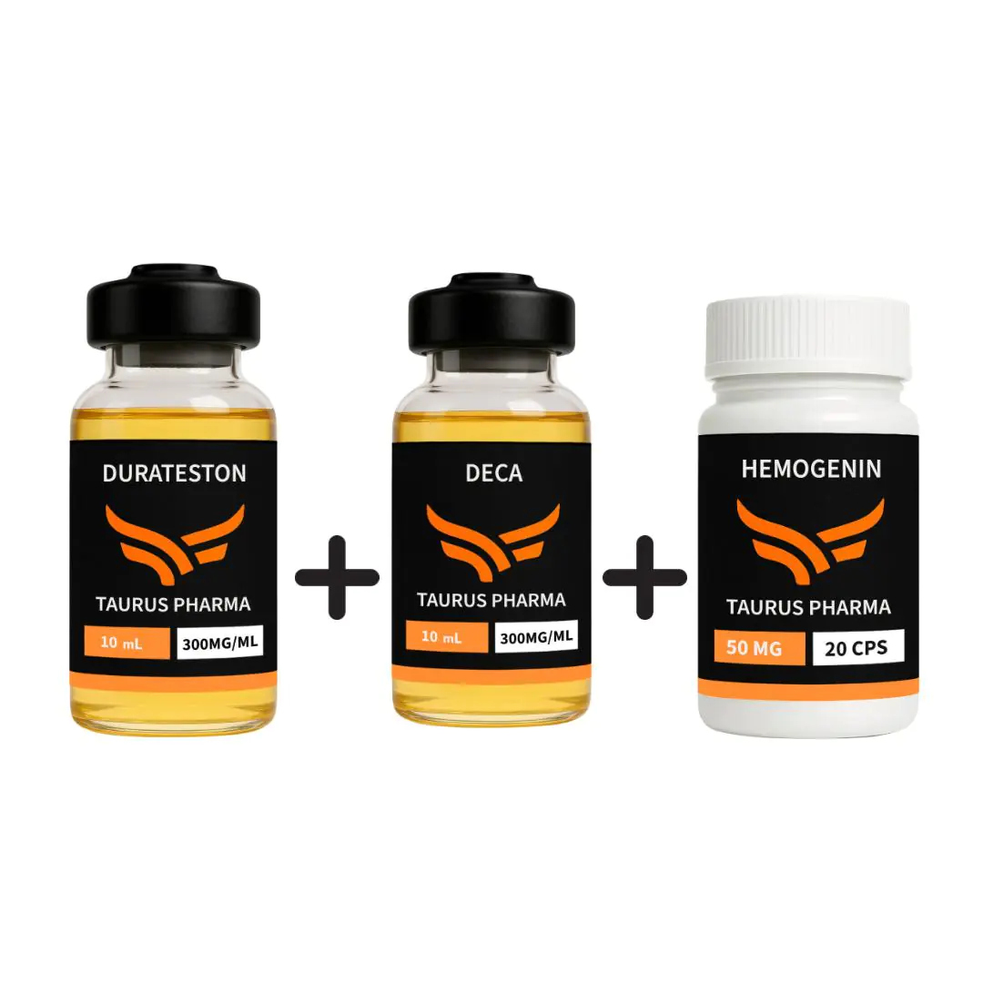 Combo durateston + deca + hemogenin oral