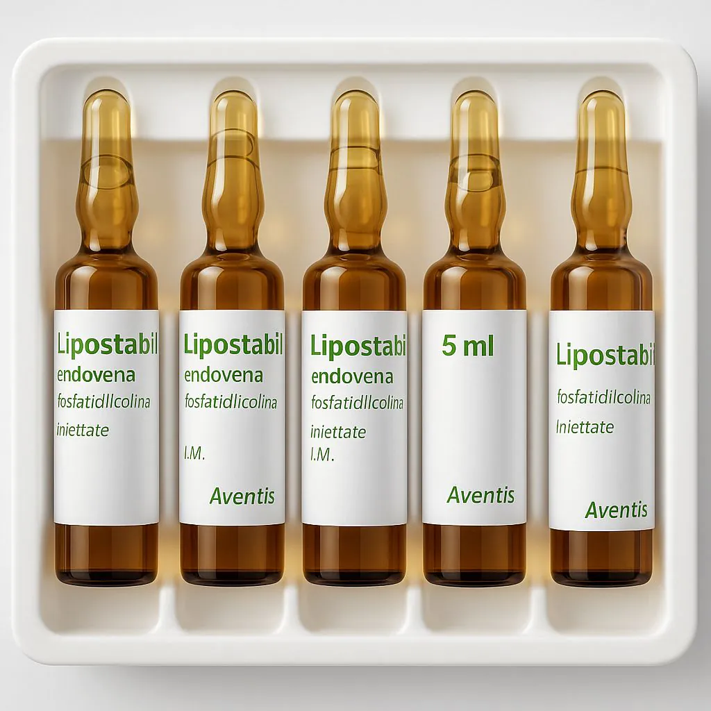 Lipostabil 5 ampolas 5 ml