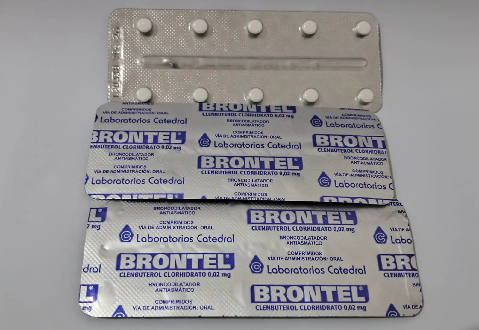 Clembuterol Cartela 10 comprimidos 0.2 mg