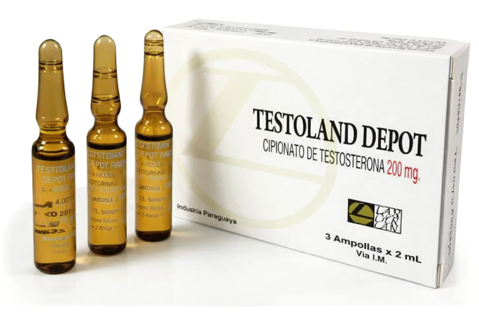 Testoland Landerlan 3x ampolas de 2ml